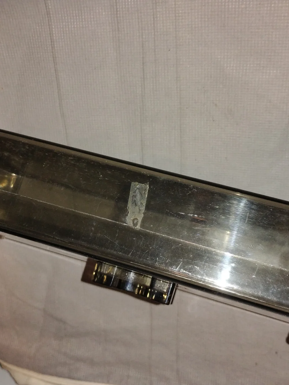 Vintage Clear Plastic Phone Display Tray - Transparent